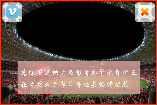 意媒报道帕夫洛维奇腓骨未骨折正在治疗米兰每日评估其伤情进展